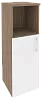 Офисный шкаф средний узкий (лев/прав) 
