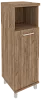 Офисный шкаф средний узкий (левый)