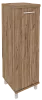 Офисный шкаф средний узкий (левый)