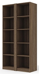 Офисный шкаф высокий закрытый (полки ЛДСП)